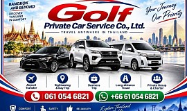 เช่ารถพร้อมคนขับ กับทีมงาน Mr.Golf